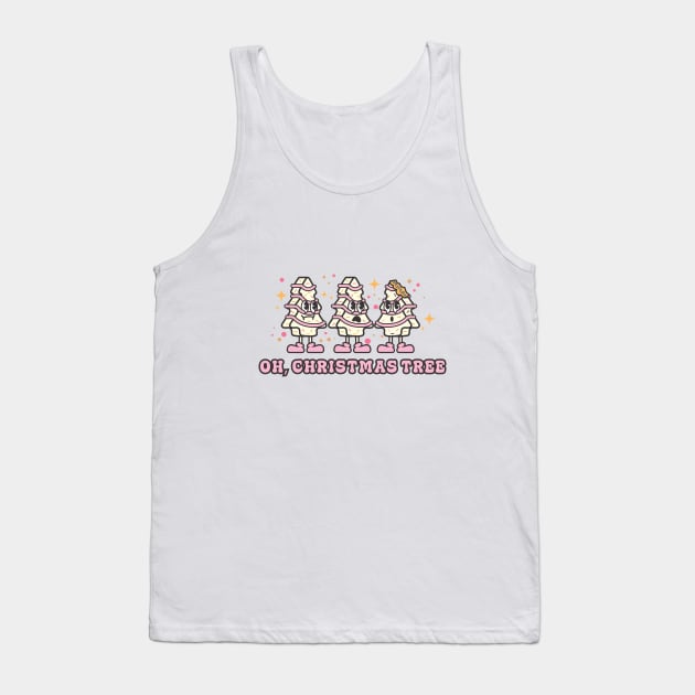 Oh, Christmas Tree Tank Top by Nessanya